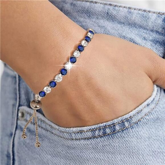 4 Pcs Tennis Bracelet Set - Picture 5 of 7